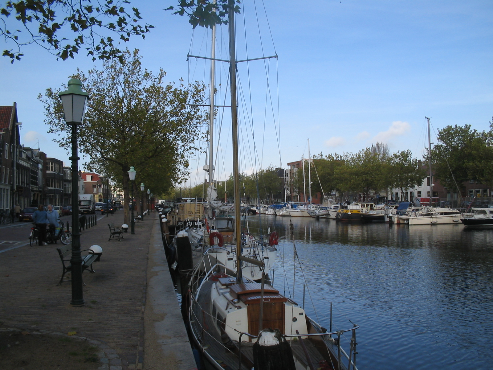 Foto van de Oude Haven van Vlaardingen
